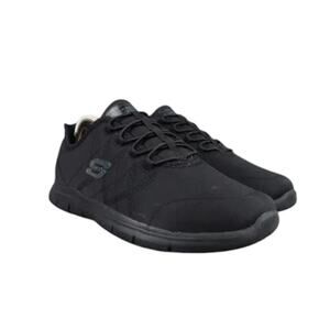 Skechers Shoes Womens 9 Slip On Sneakers Work Relaxed Fit Memory Foam Alex Black